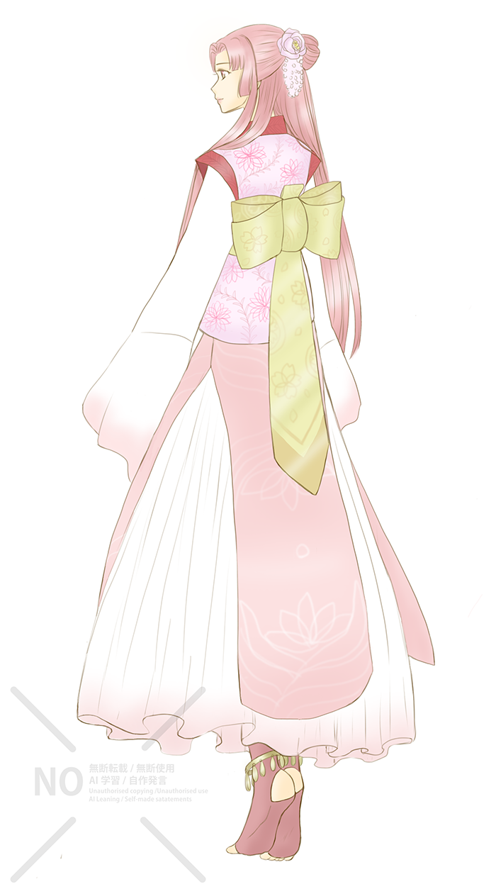 天女イラスト後ろ